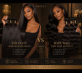 Straight or Body Wave Raw Hair Bundles
